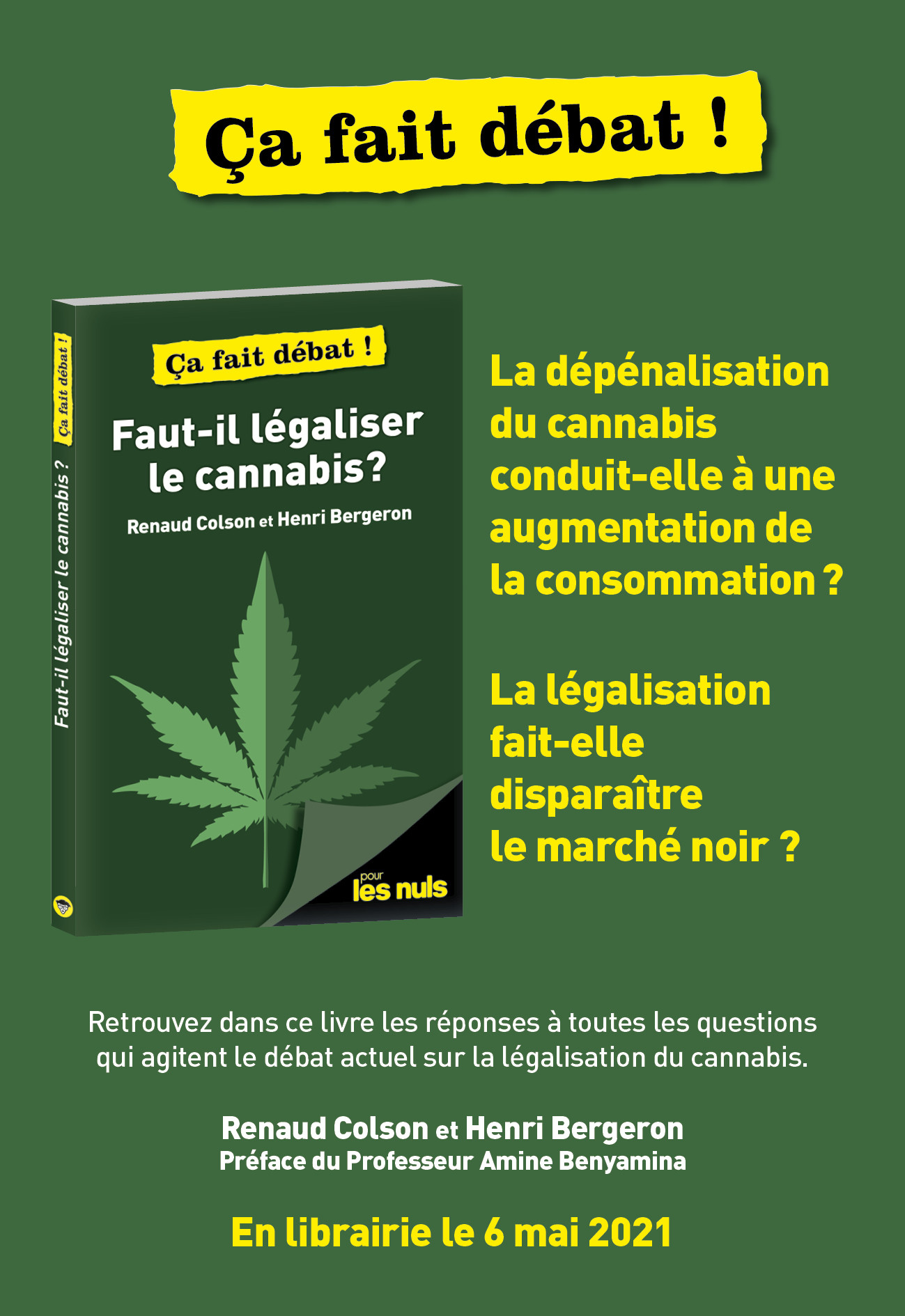 Faut-il légaliser le cannabis