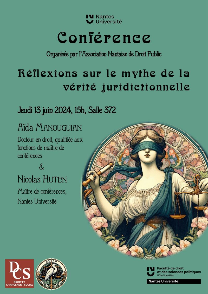 Conférence annuelle de l'ANDP - Réflexion sur le mythe de la vérité juridictionnelle'