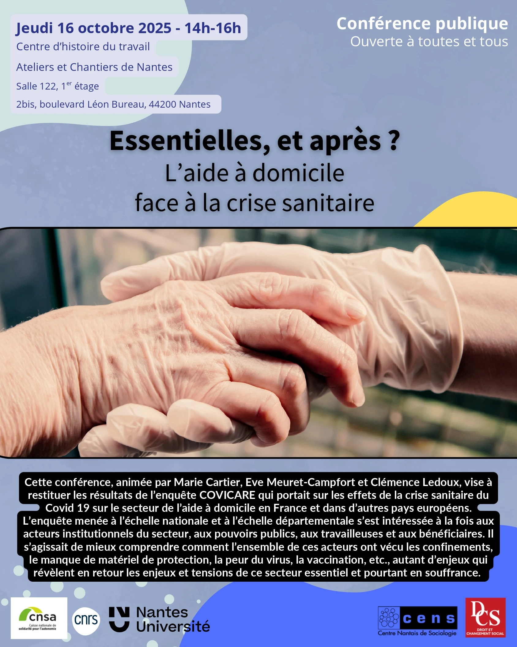 Conférence Essentielle, et après? L'aide à domicile face à la crise sanitaire
