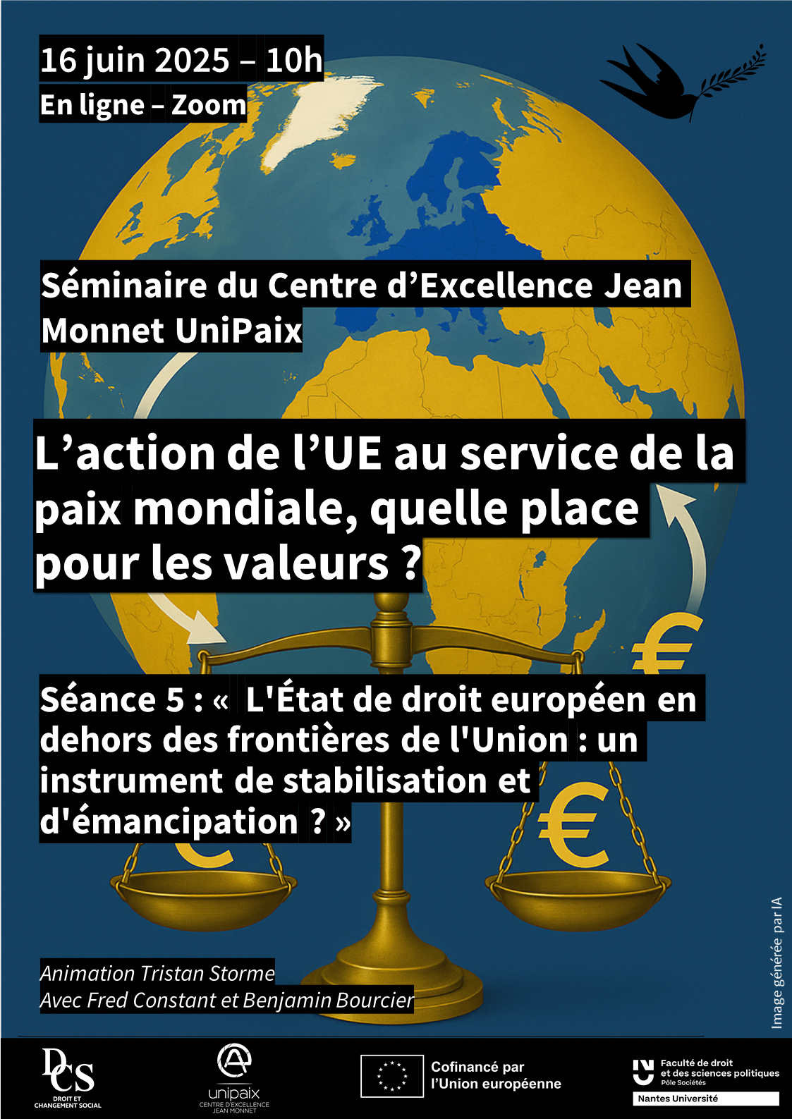 Séminaire UniPaix - L'Etat de droit européen en dehors des frontières de l'Union