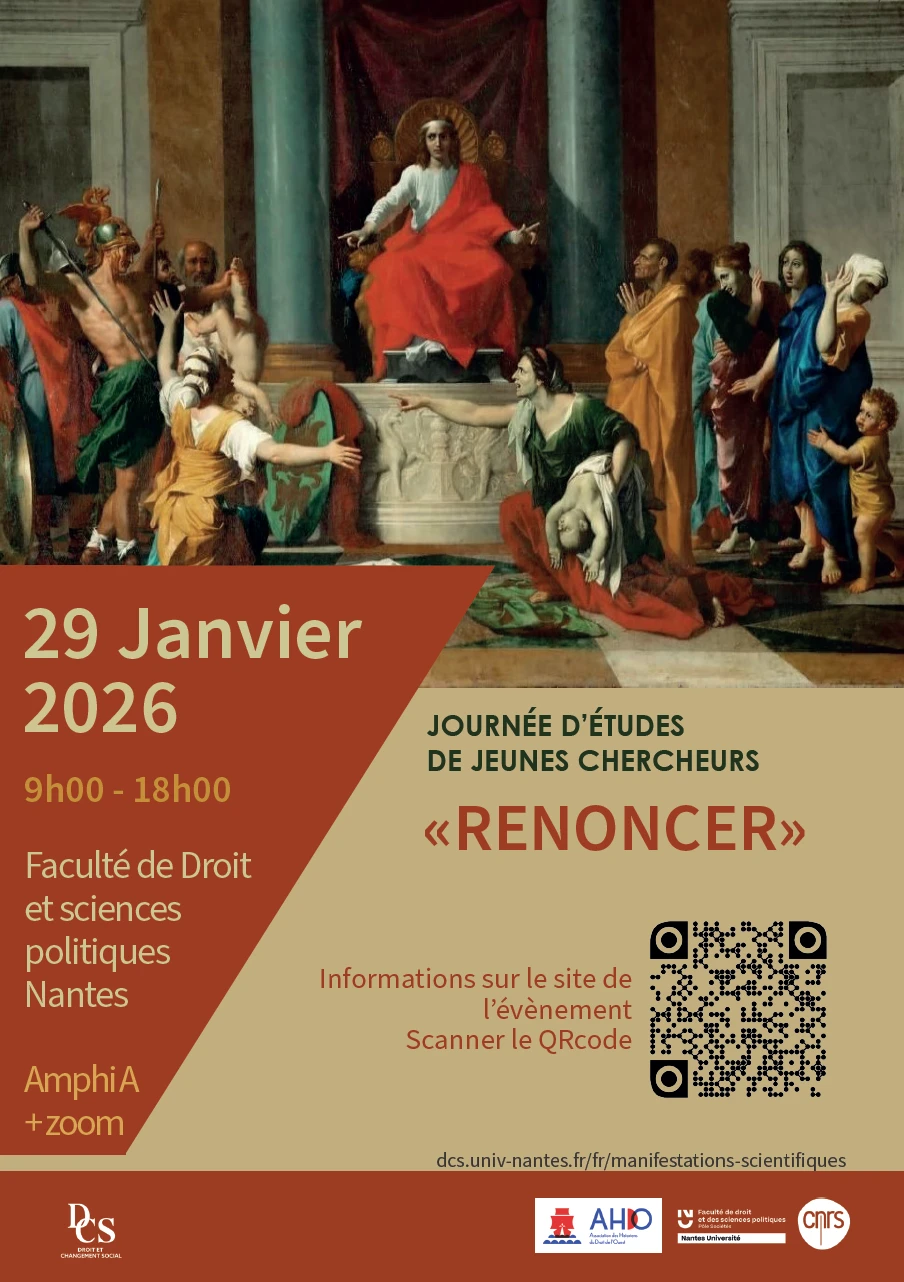 Journée d'étude de Jeunes Chercheurs - Renoncer