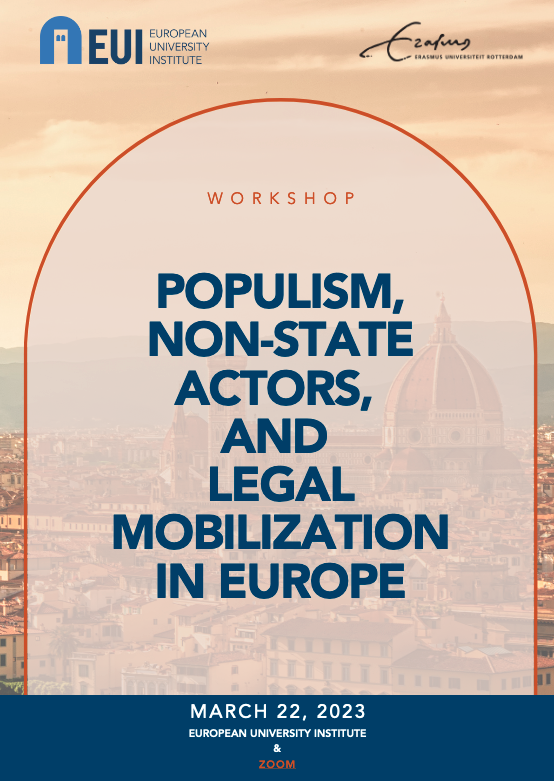 Workshop Populism, non-state actors, and legal mobilization in Europe