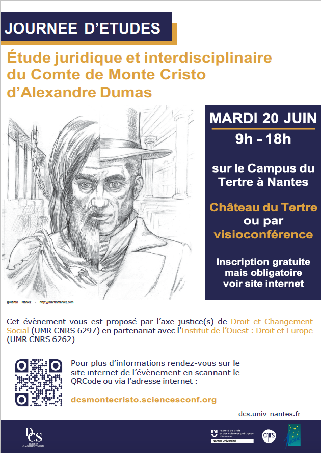 Journée d'études - Étude juridique et interdisciplinaire du Comte de Monte Cristo d’Alexandre Dumas