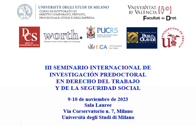 Seminario internacional de investigación predoctoral en derecho del trabajo