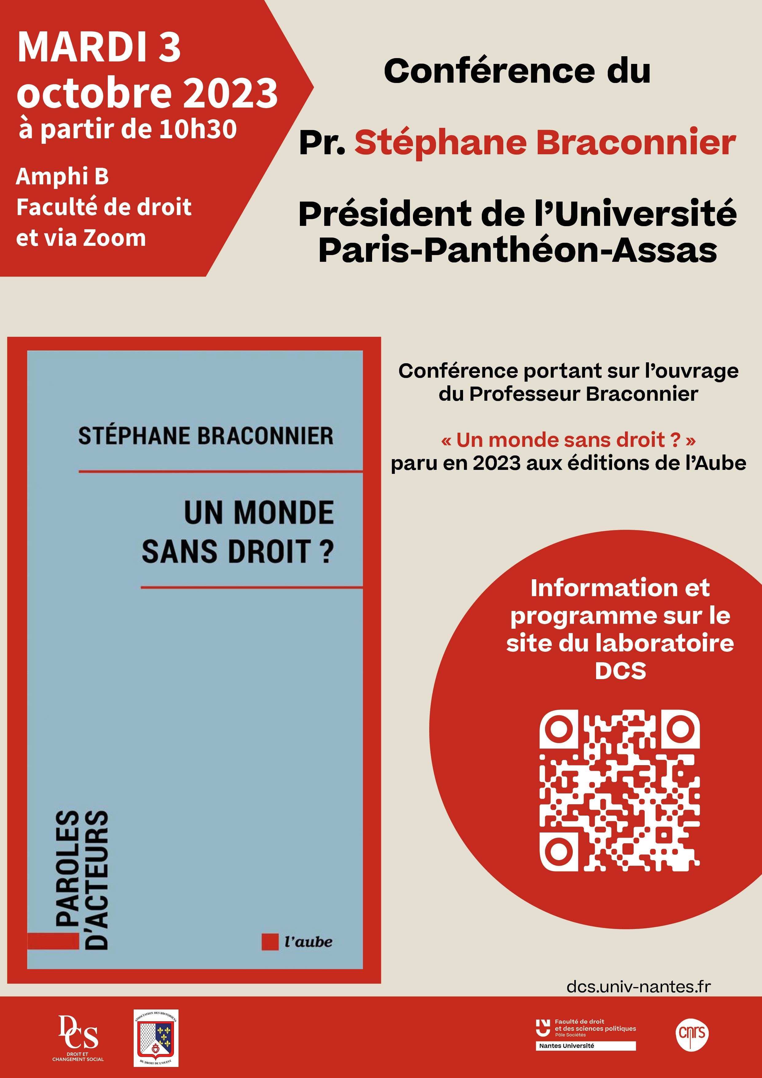 Affiche Séminaire Braconnier