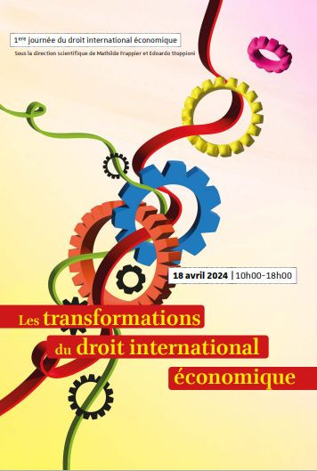 Journée d'étude Les transformations du droit international économique