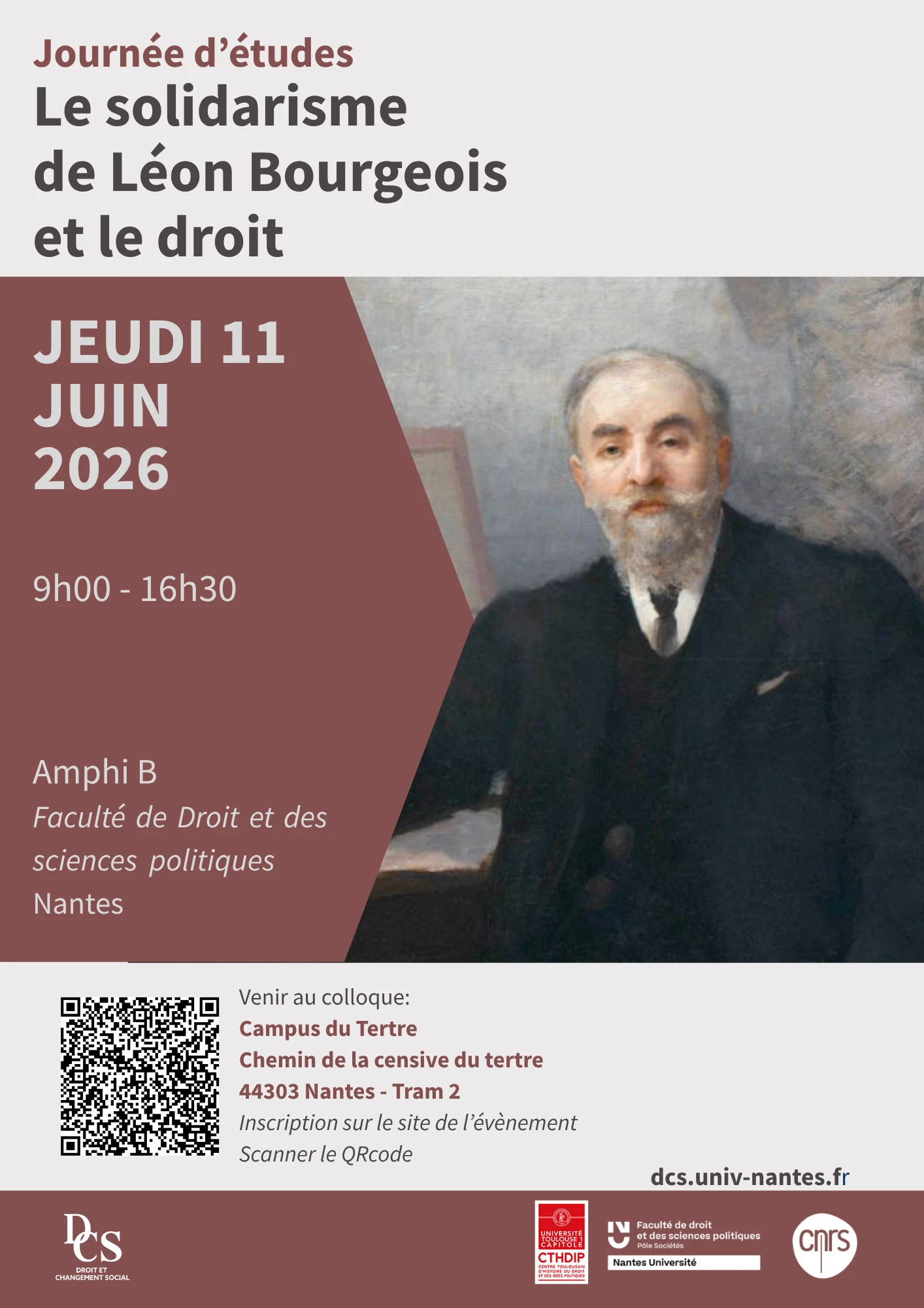 Journée d'étude - Le solidarisme de Léon Bourgeois et le droit
