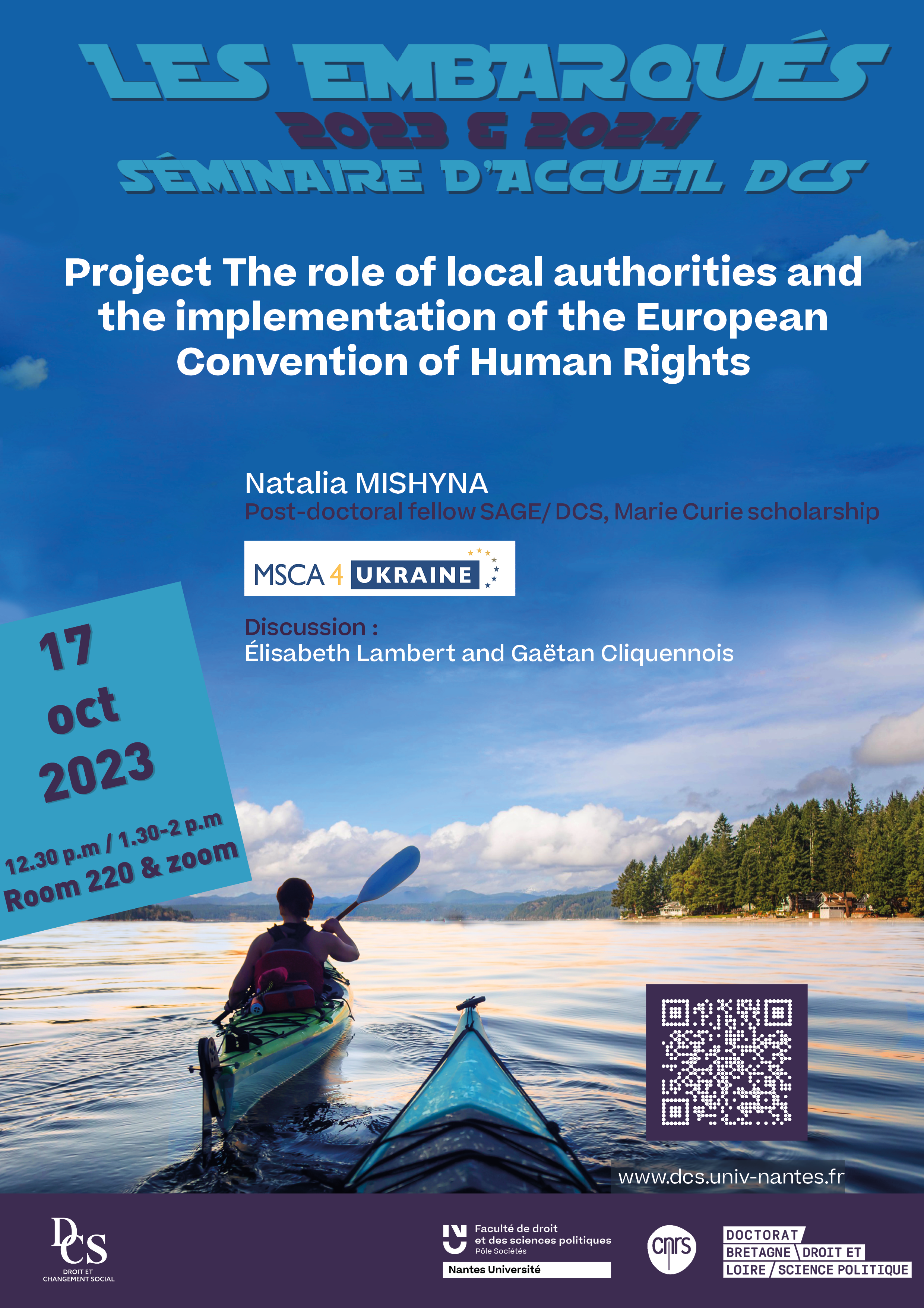 Les embarqués 2023-2024 - The role of local authorities and the implementation of the ECHR - Natalia Mishyna 