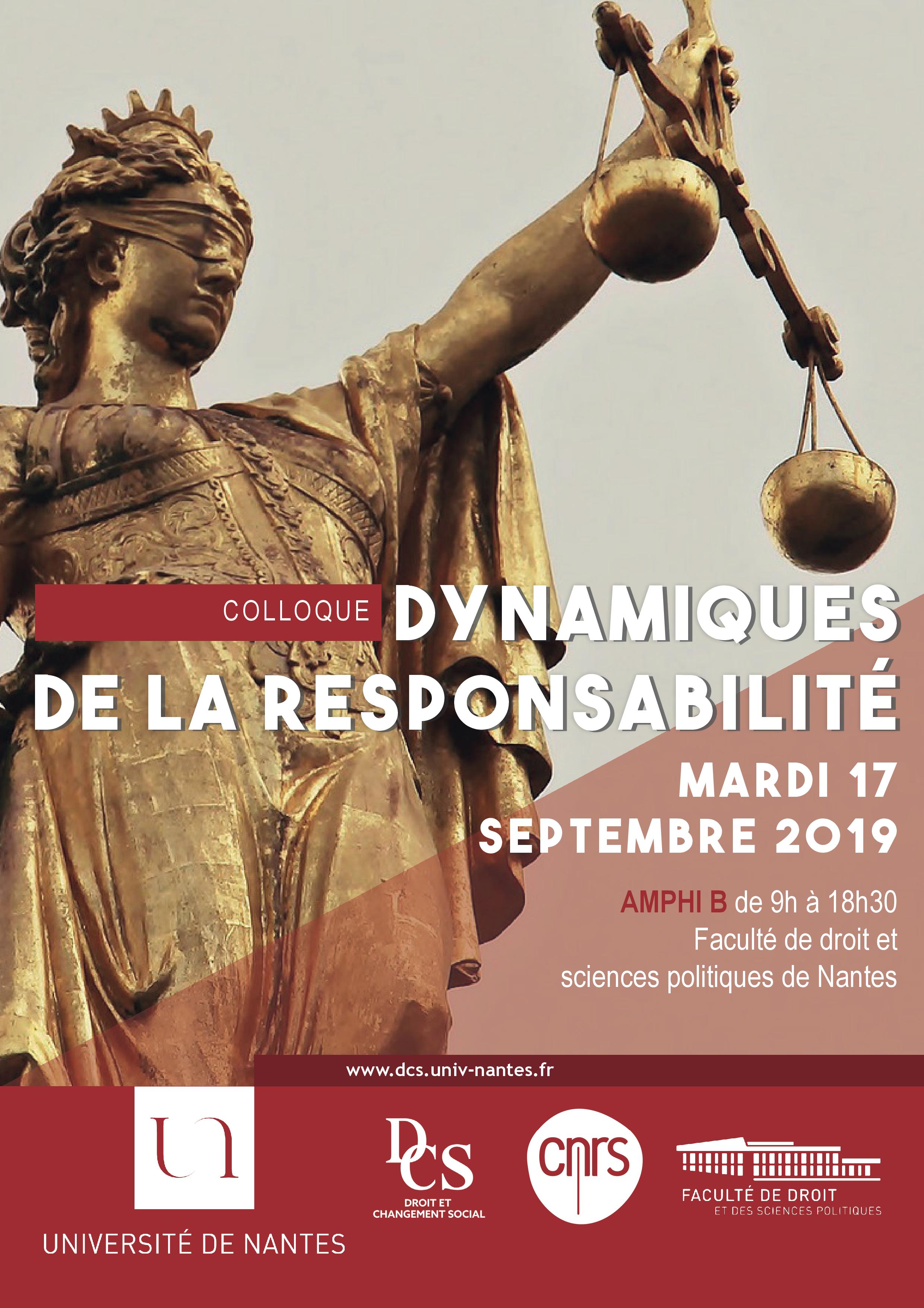 Colloque - Dynamiques de la responsabilité