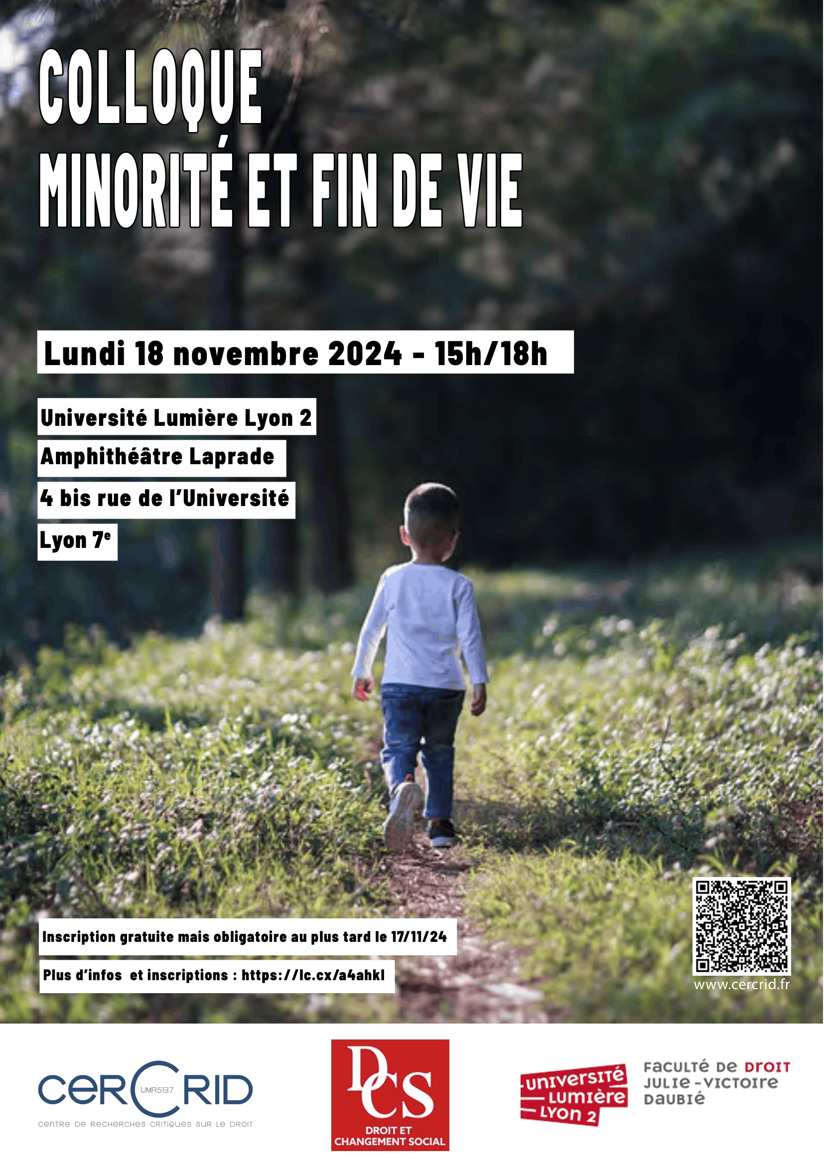 COlloque Minorité et fin de vie